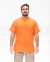 Remera Básica Manga Corta Naranja en internet