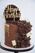 Cake topper laminado en dorado