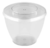 Pote vaso con tapa Strawsplast 150 ml x 10 un