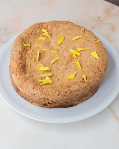 Torta de nuez y chocolate