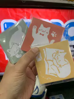 Block de notas post it gatito