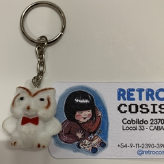 Llavero LECHUZA / búho Felpa - RETROCOSIS