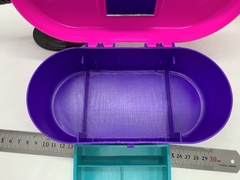 Organizadora plastica tipo caboodles oval - tienda online