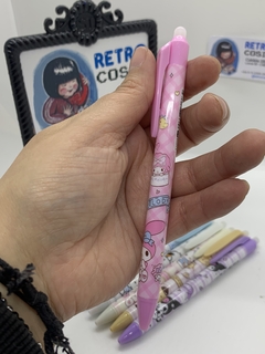 Biromes Sanrio con borrador (Tinta Azul) - comprar online