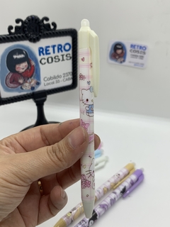 Biromes Sanrio con borrador (Tinta Azul) - comprar online