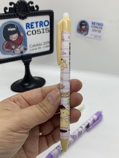 Biromes Sanrio con borrador (Tinta Azul) - tienda online