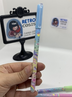 Imagen de Biromes unicornio tinta azul con borrador