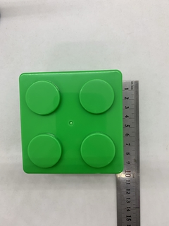 Caja Plastica con forma de Lego - comprar online