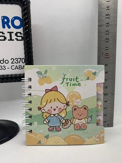 Anotador anillado Fruit Time - comprar online