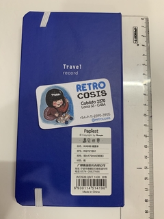 Anotador / agenda- Travel Trace Record - RETROCOSIS