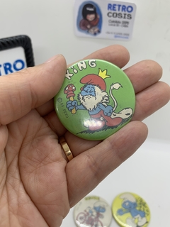 Pitubotones Pin papa Pitufo King