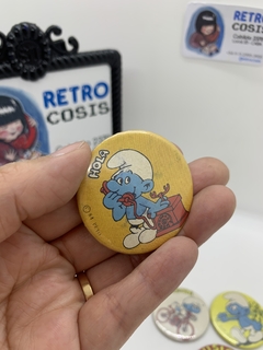 Pitubotones Pin Pitufo Hola