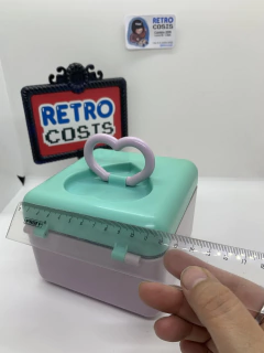 Organizadora plastica tipo caboodles Cuadrada - RETROCOSIS