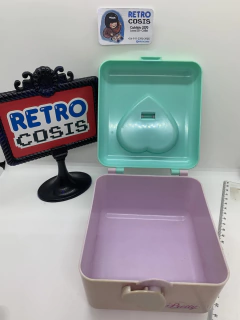 Organizadora plastica tipo caboodles Cuadrada