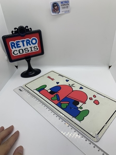 Placa matricula Hendy metal - RETROCOSIS