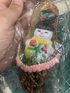 Colgantes Navidad Retro Kitsch hombre nieve - comprar online
