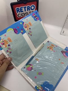 Set de album con Papel de Carta, sobres y lapicera osos en internet