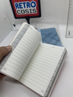 Anotador tipo agenda cuadrille