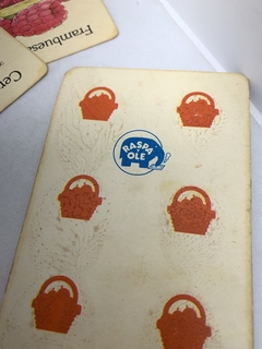 Juego de naipes de Frutillitas "Juego de la Canastita" - RETROCOSIS