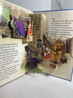 Libro - mago de Oz - The Wonderful Wizard of OZ - Pop-up book - RETROCOSIS