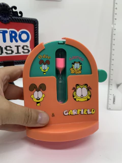 Reloj de arena y lapicero plástico GARFIELD - RETROCOSIS
