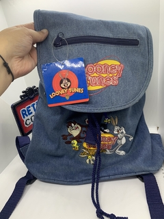 Mochila Looney Tunes jean vintage - comprar online