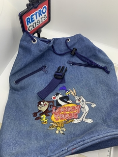 Mochila Looney Tunes jean vintage