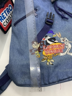 Mochila Looney Tunes jean vintage - comprar online