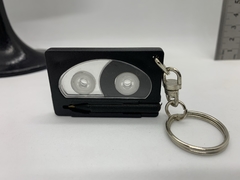 Llavero casete con birome