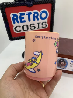 Taza plástica Lucy Linn rosa "Luna" 1 en internet
