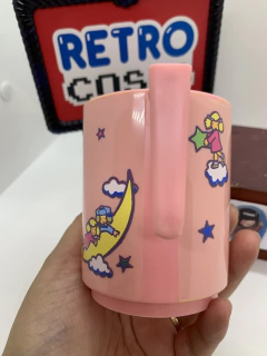 Taza plástica Lucy Linn rosa "Luna" 1 - tienda online