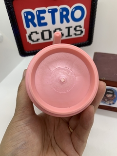 Taza plástica Lucy Linn rosa "Nubes" 2