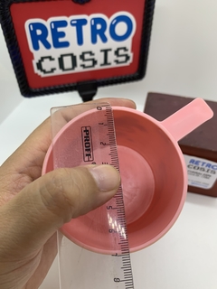 Imagen de Taza plástica Lucy Linn rosa "Nubes" 2