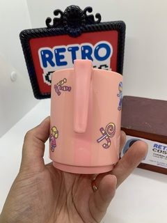 Taza plástica Lucy Linn rosa "Caramelos" 3 - tienda online