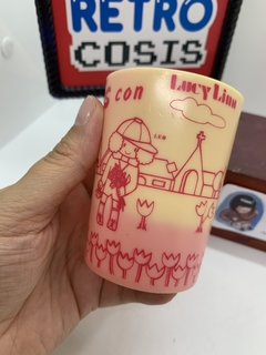 vaso lapicero plástico Lucy Linn rosa en internet