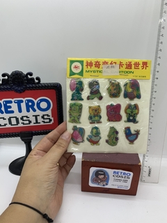 Sticker lenticular con relieve vintage en internet