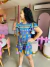 Macacão Abacaxi Azul - BellaMaria Boutique Infantil