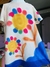 Vestido Flor Poá - loja online