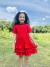 Vestido Babado Vermelho