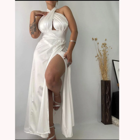 VESTIDO DE SATEN. ART 7241