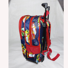 MOCHILA DE JARDIN C/ CARRO PERSONAJE 3D Y LUZ. ART M26-1 - comprar online