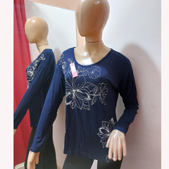 REMERA FLOR CUELLO. ART 1082