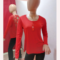 REMERA CON ENCAJE. ART 1138 - comprar online