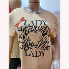 REMERA ESTAMPADA CON STRASS. ART 1714 - comprar online