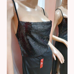 VESTIDO DE LYCRA CON LENTEJUELAS. ART 7180 - comprar online