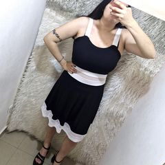 VESTIDO DE MODAL CON TUL. ART 7243
