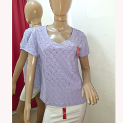 REMERA BRODERY CUELLO V. ART 1786