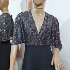 MONO DE CREPE CON LENTEJUELAS. ART 8035