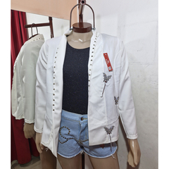 BLAZER DE CREPE CON STRASS Y TACHA art. 3137