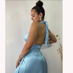 VESTIDO DE SATEN. ART 7241 - comprar online